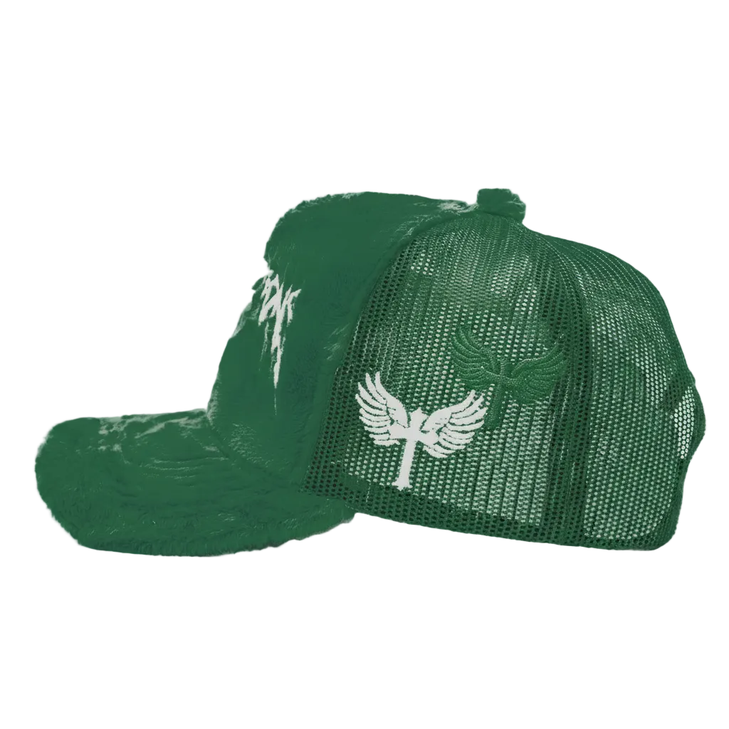 Fuzzy Trucker Military Green