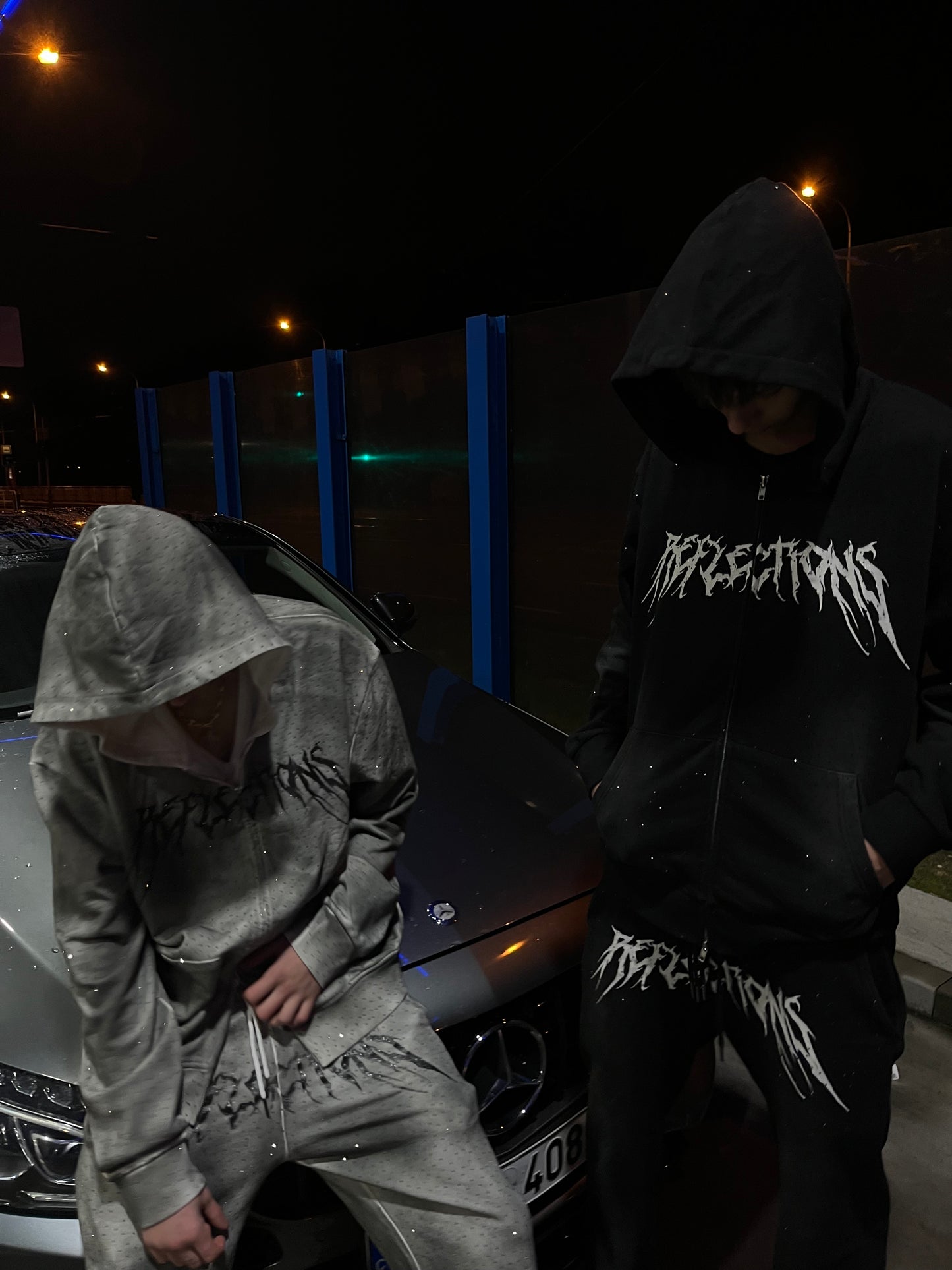 1000+ RHINOSTONES TRACKSUIT WASHED