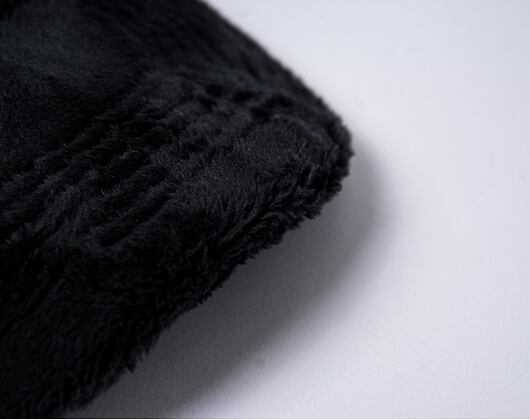 Fuzzy Trucker Satin Black / White