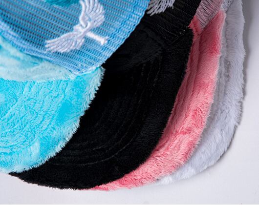 Fuzzy Trucker Satin Black / White