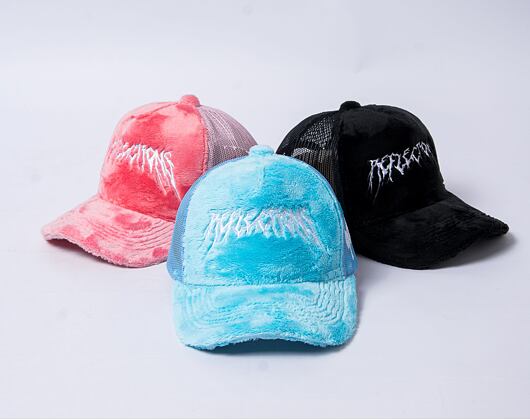 Fuzzy Trucker Baby Blue / White