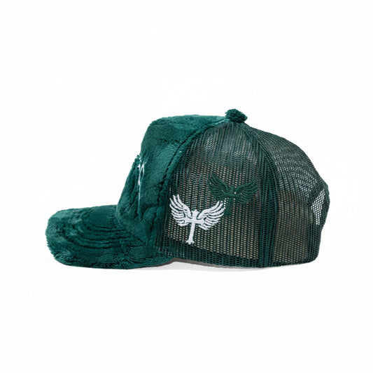 Fuzzy Trucker Military Green