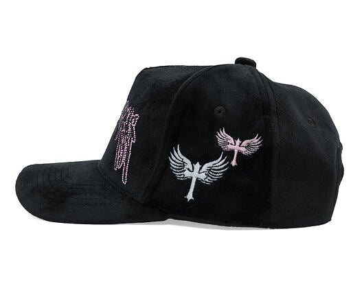 Angel Cap Blush Pink / Black