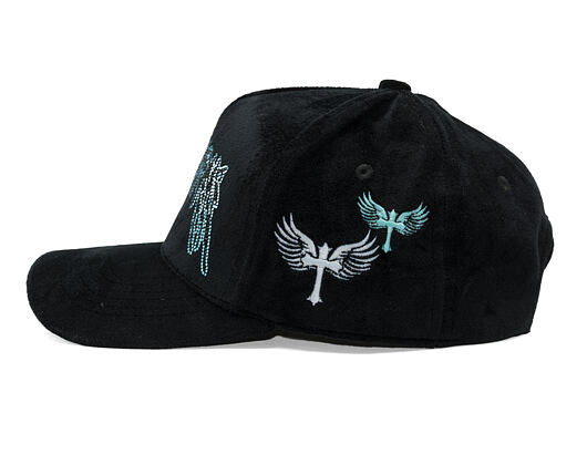 Angel Cap Baby Blue / Black