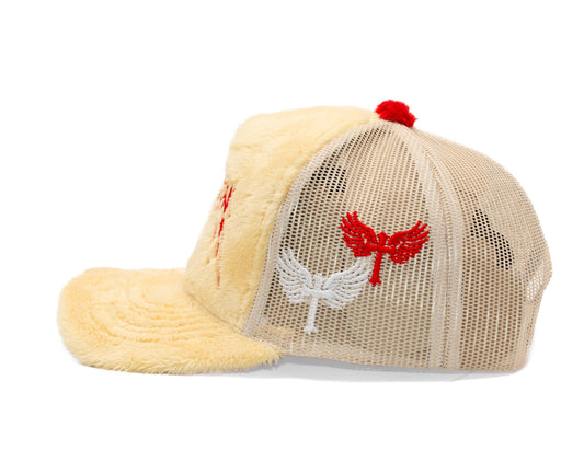 Fuzzy Trucker Chicken (Christmas edition)
